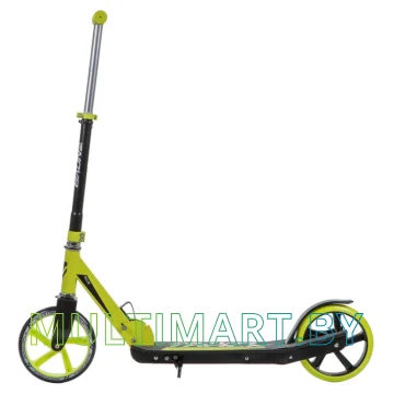 Самокат Novatrack Polis Plastic 200P.POLIS.GN9 (черный/зеленый, 2019) картинка 3